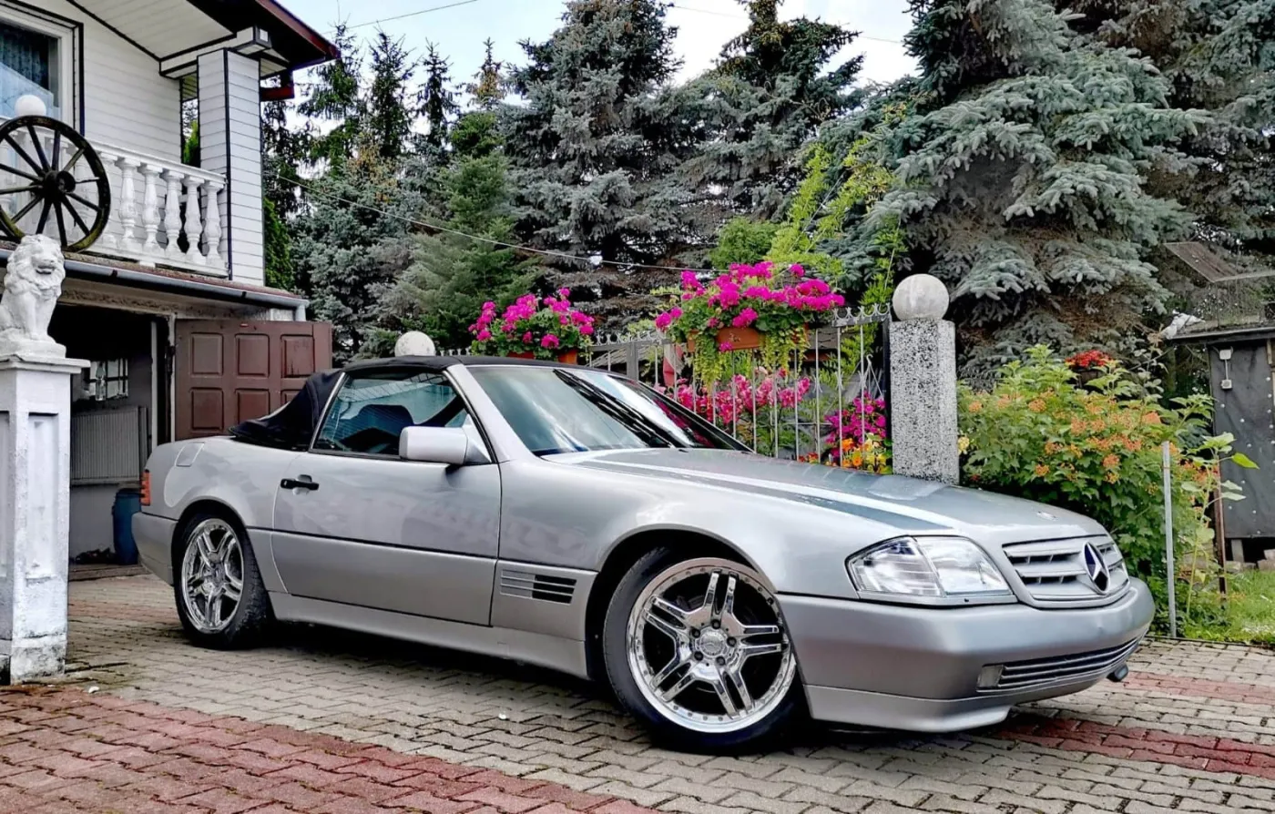Mercedes SL R129 — renowacja, lakiernik Radom — zdjęcie 1
